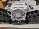 酷冷至尊(CoolerMaster)T620H 白CPU风冷散热器 多平台/双塔6热管/镀镍铜底/金属顶盖白化处理/Halo2代风扇 实拍图