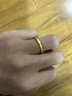 潮宏基 回潮黄金戒指女素圈指环手饰时尚通勤送女友新年礼物 计价 约1.75g 女士12号 实拍图
