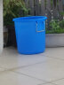 Naliya大号加厚塑料水桶圆桶食品级储水桶白色家用特大容量发酵胶桶132 蓝色50L桶（可装水约70斤） 无盖 实拍图