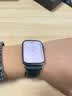 istrap苹果手表表带疯马牛皮Apple Watch Ultra3/2手表带S11/10/9/8/7/6/SE厚实真皮表链iWatch男士腕带 孔雀蓝【银色配件 44/45/46MM表盘【适用Wat 实拍图