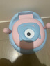 世纪宝贝（babyhood）儿童马桶坐便器 婴幼儿便盆男女宝宝小孩座便器尿桶抽屉便糟 PVC软垫 卡洛红(赠马桶刷） 实拍图