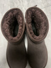 ZHR雪地靴女加绒保暖靴子女真牛皮防水短靴女圆头棉鞋女 咖啡色 37 实拍图