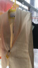 LILY2023秋新款女装复古青果领气质通勤时尚纯色修身小西装外套女 604米白 S 晒单实拍图