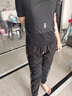 真维斯休闲裤男春秋季新款速干潮流宽松大码胖子男裤时尚运动裤子哈伦裤 黑色 XL 150-170斤 150-170斤 实拍图