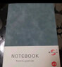 申士 SHEN SHI A5商务笔记本子肤感皮面记事本复古笔记本日记本180张加厚记事本可定制 JD25-180灰色1本 实拍图