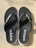 adidas COMFORT FLIP拖鞋人字拖男女阿迪达斯官方轻运动EG2069   黑色/白色(推荐选大一码)   44.5 实拍图