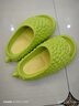 暖之缘榴莲拖鞋男夏外穿新款搞怪EVA厚底防滑室内家居踩屎感凉拖鞋男士 芒芒绿 38-39 (适合37-38码) 实拍图