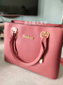 袋鼠（KANGAROO）中年时尚女包2025潮韩版女士手提包软皮单肩包斜挎妈妈包 橡粉色 实拍图
