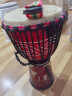 名森（Minsine）标准10英寸非洲鼓 成人儿童初学者演奏 云南丽江老山羊皮手鼓打击乐器 晒单实拍图