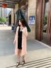 翊尚美长款防晒衣女2026春夏防紫外线全身防晒服冰丝凉感外套户外藕粉F 实拍图