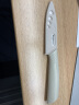 拜格（BAYCO）陶瓷刀水果刀4英寸家用削皮刀便携辅食免磨小刀带刀套 米色BD3647 晒单实拍图