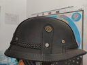 KEAZ摩托车头盔复古半盔德式钢盔3C认证电动车安全帽四季通用头盔男女 复古黑配复古镜 XL（60-61cm） 实拍图