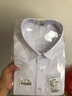 沂伦赫夏季薄款短袖衬衫男加肥加大码宽松肥佬商务休闲半袖胖子纯色衬衣 白色 L (建议150-160斤) 实拍图