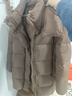 美力城暖天鹅泡芙羽绒服中长款女高端90鹅绒加厚外套保暖157 棕色 S （95-110斤） 实拍图