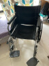 恒倍舒 手动轮椅折叠轻便旅行减震手推轮椅老人可折叠便携式医用家用老年人残疾人运动轮椅车 大轮款 晒单实拍图