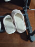 果洛菲（GUOLUOFEI）棉麻拖鞋女夏家居家用布艺亚麻室内情侣四季春秋地板 粉色 36-37 实拍图
