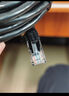 秋叶原（CHOSEAL）六类网线 CAT6类千兆屏蔽高速弯头直角连接线 工程电脑监控8芯双绞线 家用成品跳线 1.5米 QS5071 实拍图