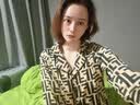 裴珂黛克（pinkdackeb）双ff冰丝情侣睡衣女春夏长袖时尚洋气男士家居服薄款套装 卡其色 女M码(90-110斤) 实拍图