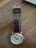 积优（JEAYOU）天梭力洛克真皮表带男卡西鸥浪琴欧米茄美度天王海依波罗西尼飞亚达阿玛尼精工dw手表带女士 黑色黑线 17mm 银色针扣 实拍图