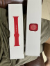 Apple/苹果 Watch Series 8 智能手表GPS款45毫米红色铝金属表壳红色运动型表带 MNP43CH/A 实拍图