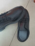 九寸阳光男士皮鞋男士商务休闲圆头松糕底厚底增高英伦风青少年小皮鞋 休闲皮鞋D616黑色 43 实拍图