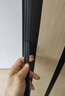 伍斯堡（5SEBUY）衣柜防尘条防撞条门缝密封条衣柜门橱柜门玻璃门板档条防虫缝隙贴 【黑色】2.8米/根 3M背胶 实拍图