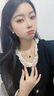 CHOMEL KINSEY双面钛钢项链女2025年新款轻奢小众设计秋冬高级感送老婆生日礼物 黑白双面A款 晒单实拍图