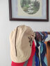 诺芝萌 刺绣字母鸭舌帽子 男女士画家帽前进帽 复古时装帽 太阳帽NC731 米白色 可调节 实拍图