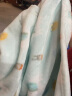 好孩子（gb）婴儿毛毯春秋季新生儿童毛毯宝宝毯子盖毯空调毯 绿色法兰绒120*100CM 实拍图