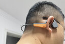 兰士顿 骨传导耳机 蓝牙耳机运动跑步 无线不入耳挂耳式骑行适用于苹果华为oppo vivo小米手机BS17橙灰色 实拍图
