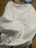 艾罗帝朗纯棉短袖t恤女新款春夏季学生宽松青年百搭学生白T半袖上衣打底衫 纯白 M 建议90-100斤 实拍图
