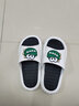 傲万男拖鞋居家家用浴室内洗澡冲凉凉拖鞋男外穿软底防滑情侣个性拖鞋 白色（鳄鱼宝贝升级版） 38-39 (适合37/38脚穿） 实拍图