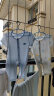 童泰（TONGTAI）婴儿短袖连体夏季衣服新生家居儿童2件装TS42J455-DS蓝色73cm 晒单实拍图
