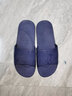 乐拖浴室拖鞋男夏季室内家用洗澡防滑情侣居家居软底简约凉拖鞋女夏天 藏青色 40-41 (适合39-40的脚穿) 实拍图