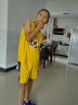 嫒嘻悠儿童篮球服套装背心无袖训练速干男童夏球衣运动服球衣24号女童 KB24号黄色 L（140-150cm） 晒单实拍图