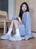 卡帝乐鳄鱼女鞋老爹鞋女夏季运动休闲鞋女轻便网面跑步鞋子女 1278 米色 37 实拍图