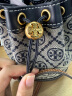 Tory Burch 汤丽柏琦  T MONOGRAM迷你水桶包TB 80534 海军蓝 405 实拍图