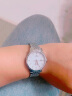 天王（TIAN WANG）手表女 生日礼物昆仑系列钢带机械女表白色LS5876S.D.S.W 实拍图
