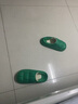 华美健步防水踩屎感按摩居家情侣棉拖鞋轻简保暖舒适秋冬季室内加绒软底棉鞋女款HM2381A绿色36-37码 实拍图