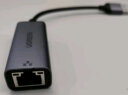 绿联Type-C百兆有线网卡 USB-C网线转接头RJ45网口转换器 适用苹果15/iPad/Mac/华为笔记本电脑平板 实拍图
