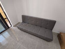 梦忆笙 沙发床折叠两用布艺懒人沙发床1.8米小户型卧室客厅出租房沙发 浅灰棉麻款 180CM长-96CM宽 实拍图