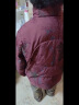 鸭鸭（YAYA）中老年人妈妈装羽绒服女2021年休闲保暖奶奶装中老年女装冬季外套 红色 XL 晒单实拍图