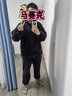 俞兆林睡衣男冬天法兰绒加厚加绒保暖套装秋冬季男士珊瑚绒可外25年新款 NSCJF-黑色舒棉绒拉链 3XL (建议180-200斤) 实拍图