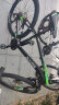 喜德盛（xds）山地自行车逐日600 X6铝合金车架禧玛诺27速 油碟刹锁死前叉培林 禧玛诺版黑绿色17寸 实拍图