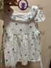 熊迪明【捡漏价】熊迪明 女童纯棉连衣裙夏小清新宝宝裙子婴儿碎花衣服 白色爱心连衣裙【纯棉】 73 实拍图