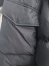 鸭鸭（YAYA）【反季】长款羽绒服女冬季新款韩版宽松防寒保暖长过膝大口袋外套 黑色 S /155 实拍图