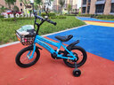 贝琦童（BEIQITONG）儿童自行车单车2-3-4-6-9-10岁男孩童车中大童女孩小孩宝宝脚踏车 高配蓝【高强圈】暴君轮+水壶 12寸适合身高（80-95)CM 实拍图