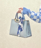 皮尔保罗品牌真皮包包女包女士托特包大容量手提斜挎包老婆520情人节礼物 【时尚潮流】浅蓝1313 实拍图