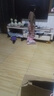 随心溜冰鞋儿童全套装男女童旱冰轮滑鞋直排轮初学者3-4-9-10岁可调节 粉色套装【鞋+头盔+护具6件套】 M 码(35-38)适合平时鞋码33-37 实拍图