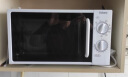 格兰仕（Galanz） 微波炉烤箱一体机家用光波炉平板旋钮小型20升微蒸烤一体简单机械式多功能均匀加热F20白色款 晒单实拍图